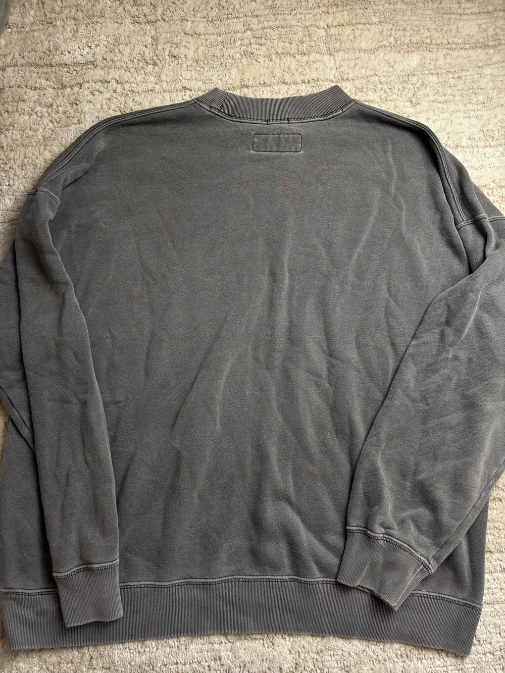 Abercrombie & Fitch Oversized Sweatshirt Gray XL Soft A&F Essentials